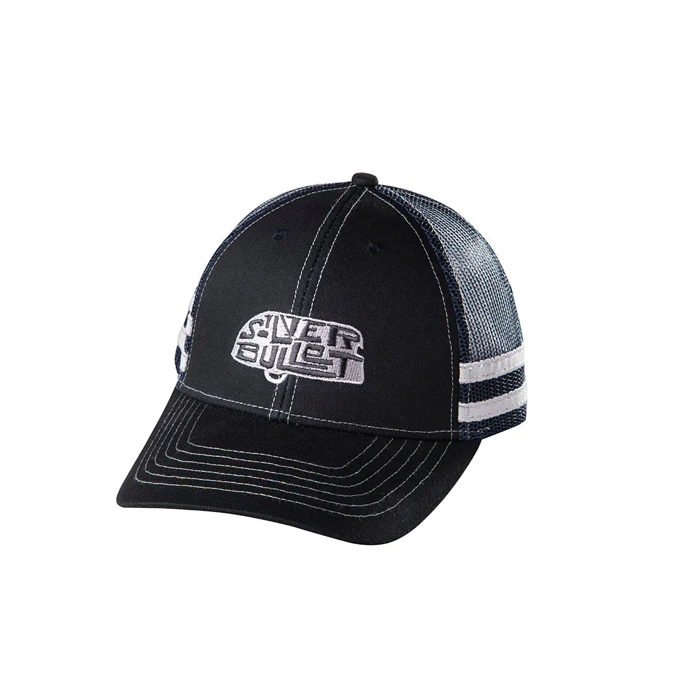 Airstream Silver Bullet Trailer Text Trucker Hat