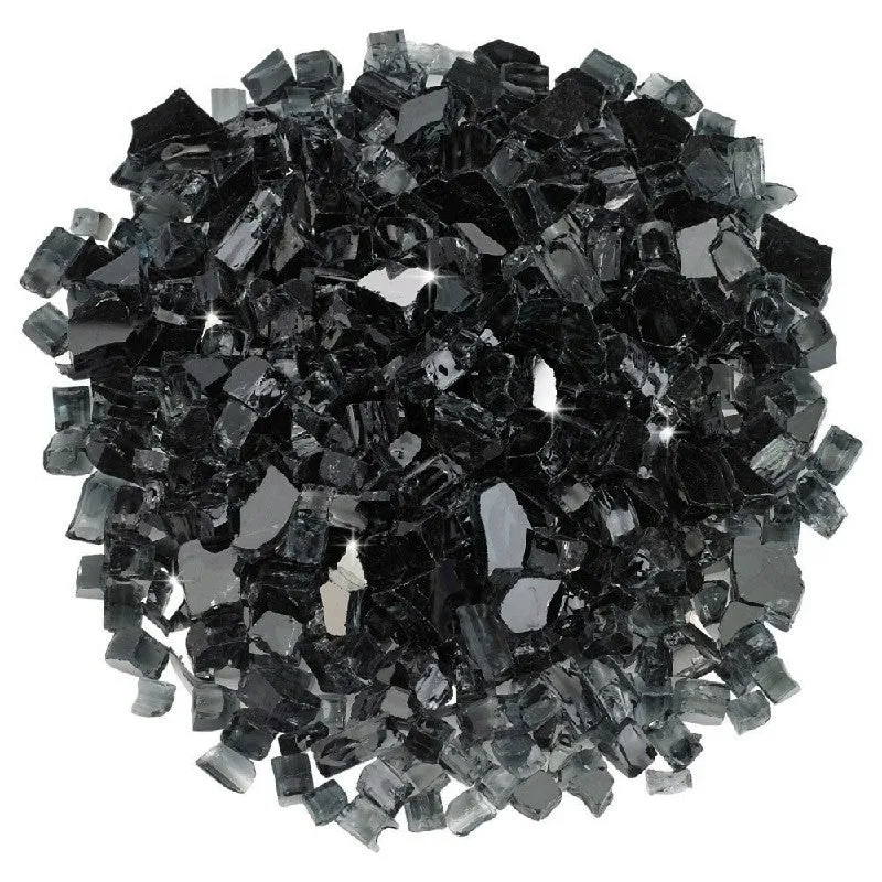 American Fire Glass:  1/2"  Reflective Glass- 10 LB Jar