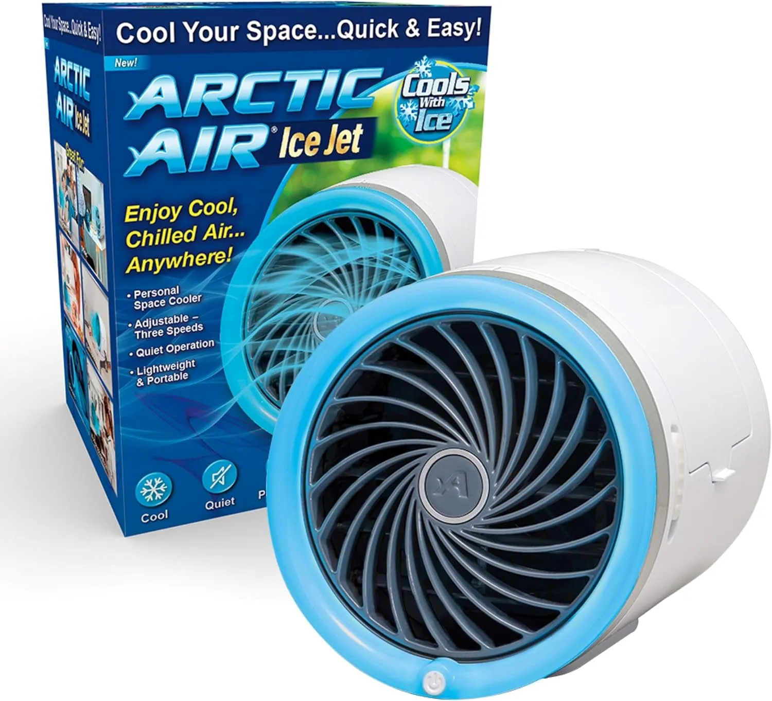 Arctic Air Ice Jet 150 sq ft 3 dB Portable Air Conditioner and Cooler