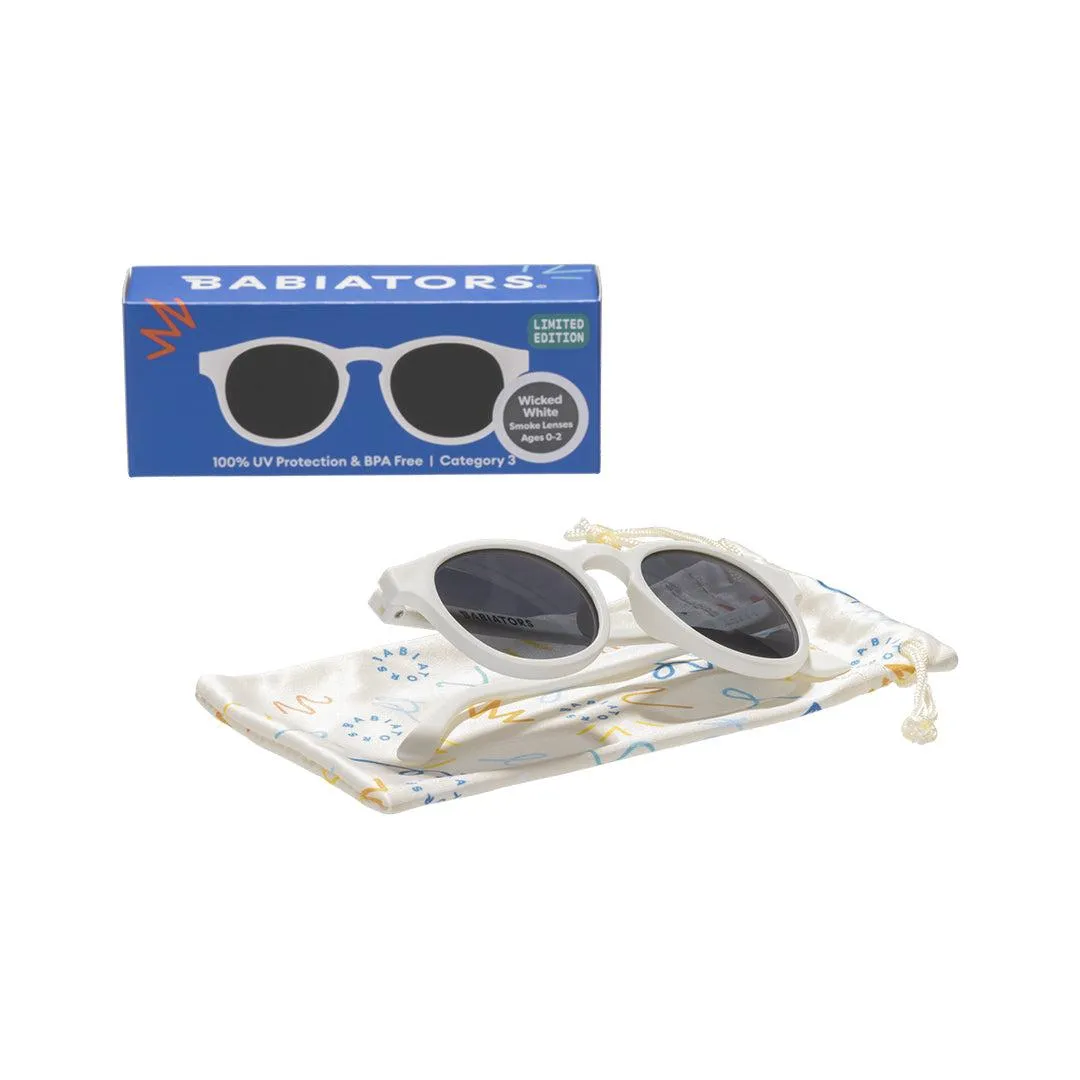 Babiators Original Keyhole Sunglasses - Wicked White