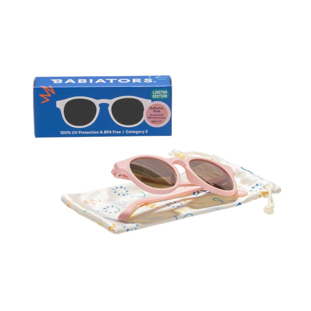 Babiators Original Mirrored Keyhole Sunglasses - Ballerina Pink