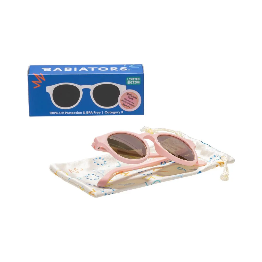 Babiators Original Mirrored Keyhole Sunglasses - Ballerina Pink