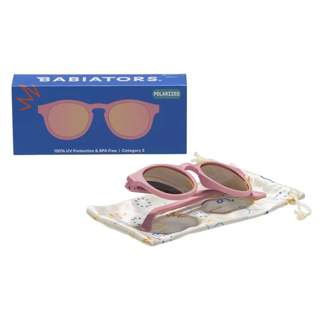 Babiators Polarised Keyhole Sunglasses - Pretty In Pink