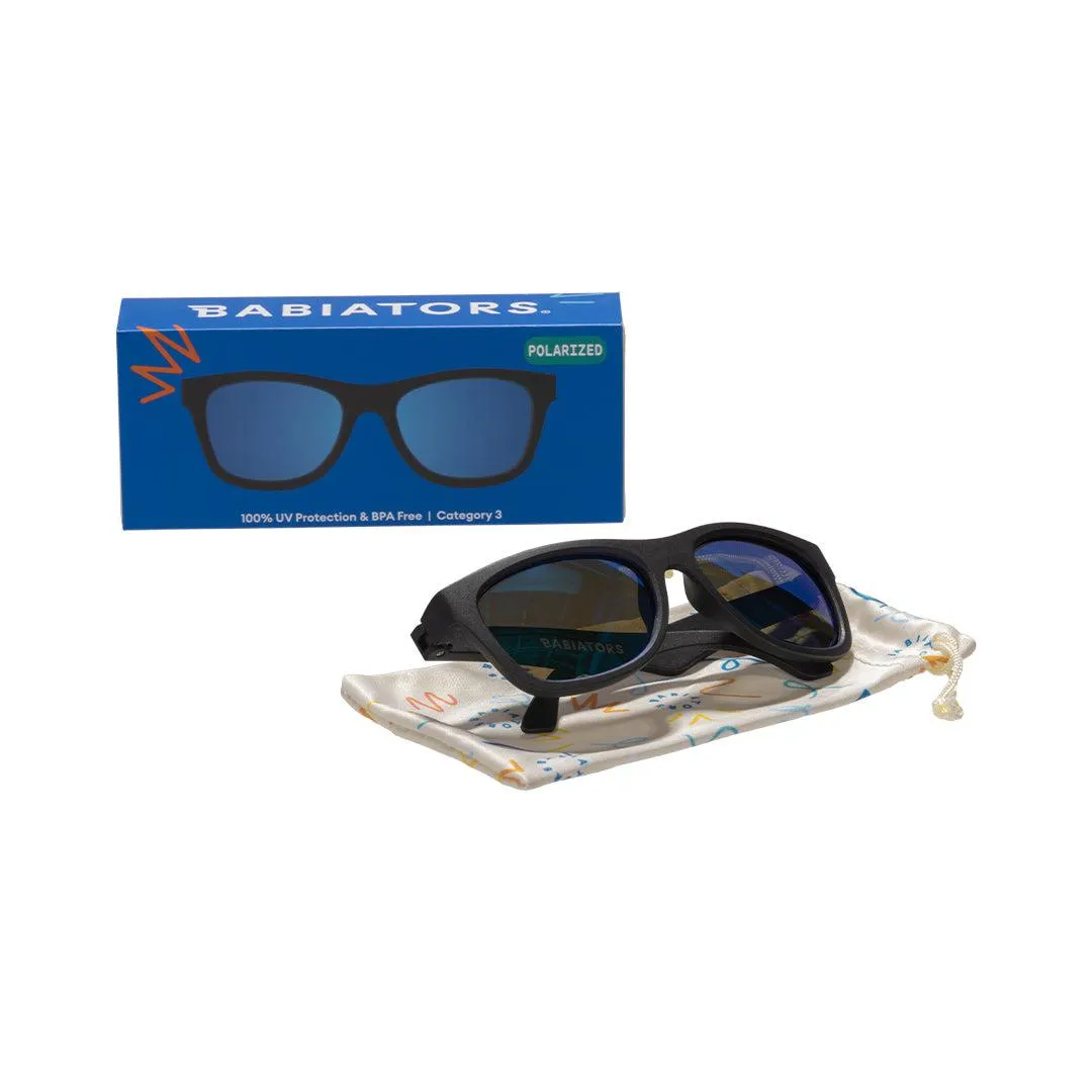 Babiators Polarised Navigator Sunglasses - Jet Black