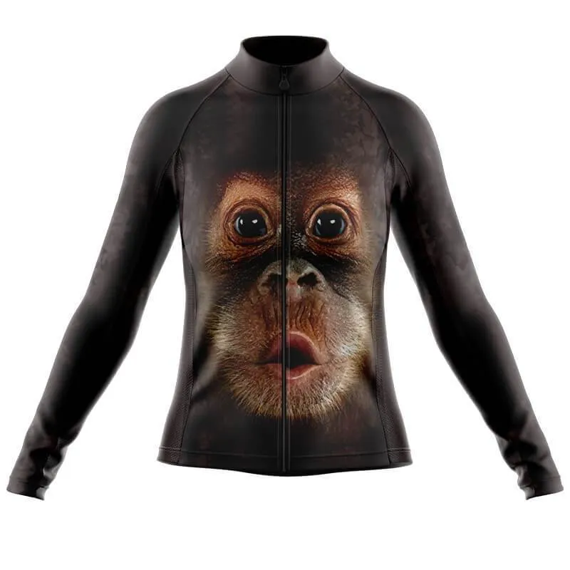 Breathing Monkey Face Long Sleeve Club Jersey