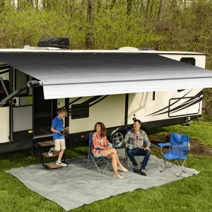 Carefree 10Ft Black Reverse Fade Altitude Awning W/LED Lightbar