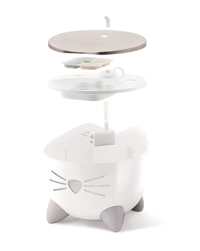 Catit Pixi Stainless Steel Cat Drinking Fountain