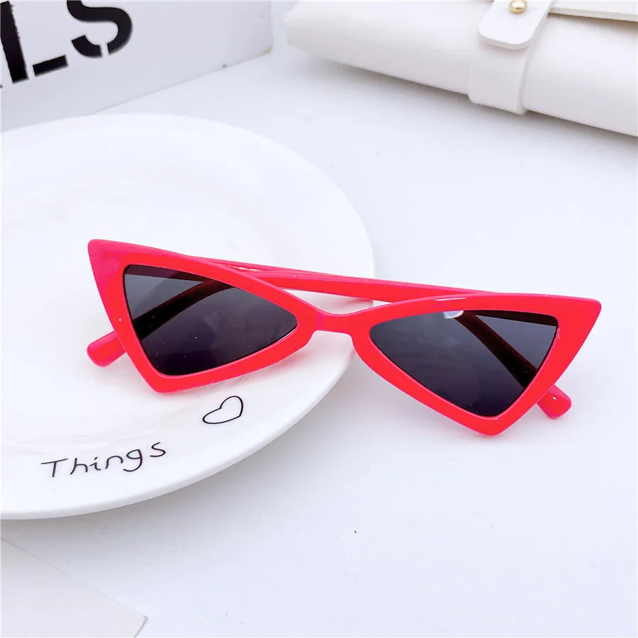 children's sunglasses for boys and girls, cool and trendy sunglasses, girls' anti-UV sun visors, trendy