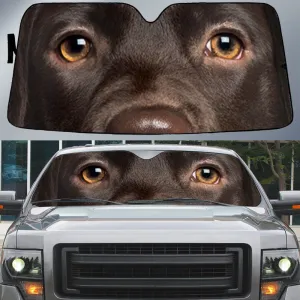 Cho Labrador Retriever's Eyes Beautiful Dog Eyes Car Sun Shade Cover Auto Windshield