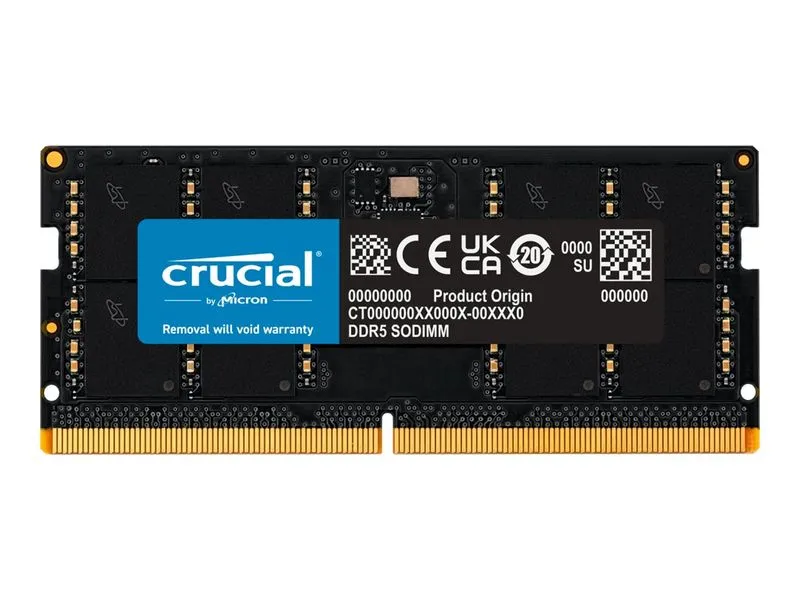 Crucial Ram - 32 Gb - Ddr5 4800 So-Dimm Cl40