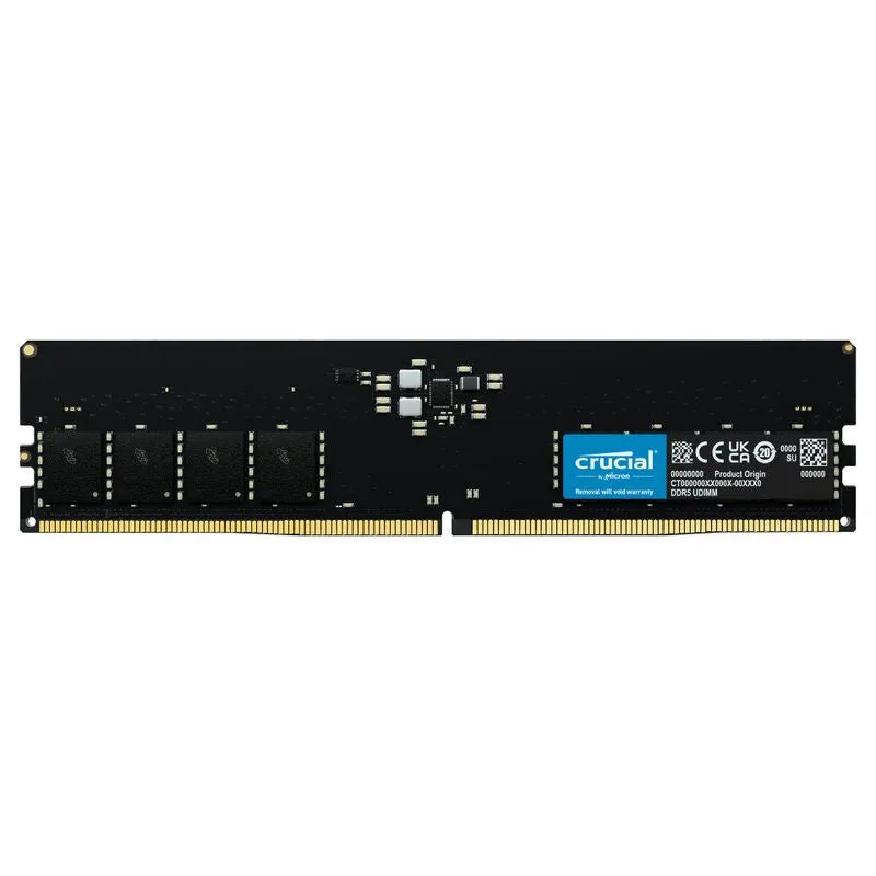 Crucial Ram - 32 Gb - Ddr5 4800 Udimm Cl40