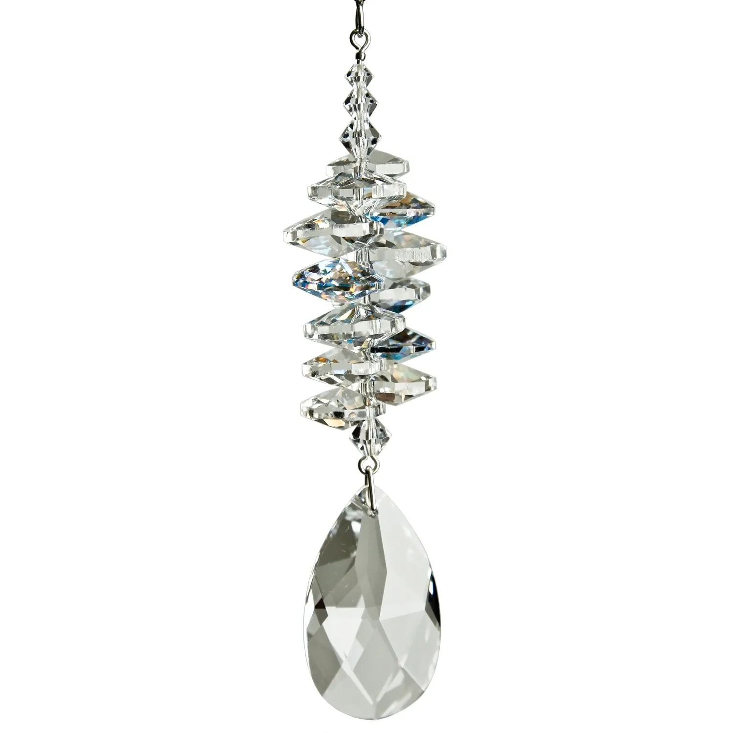 Crystal Ice Cascade Suncatcher - Almond