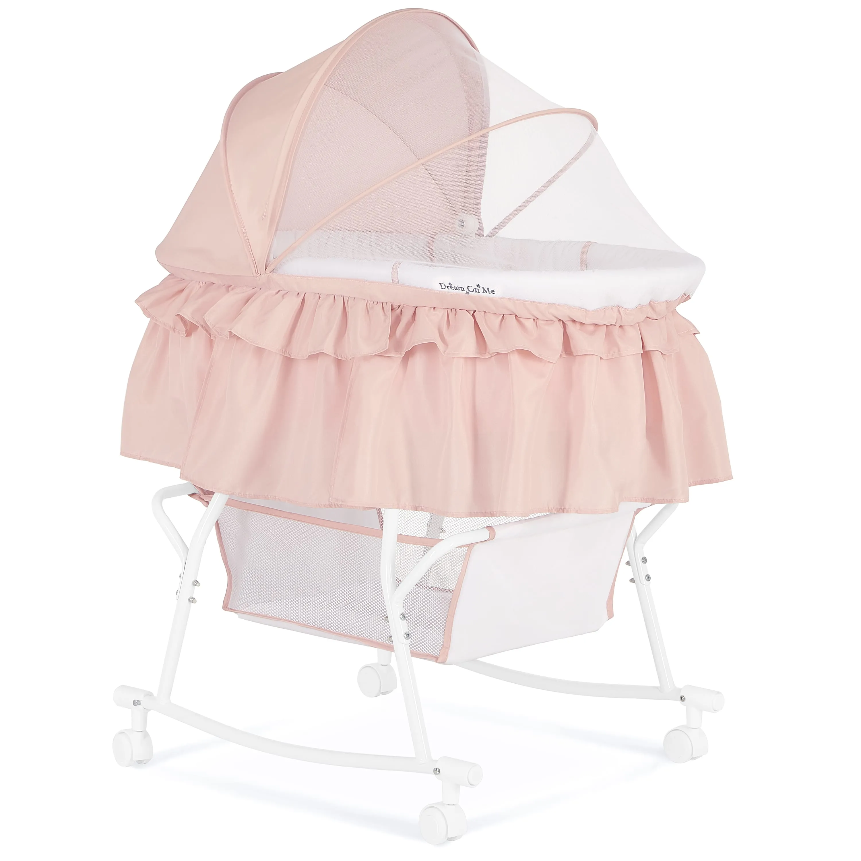 Dream On Me Lacy Portable 2 in 1 Bassinet and Cradle