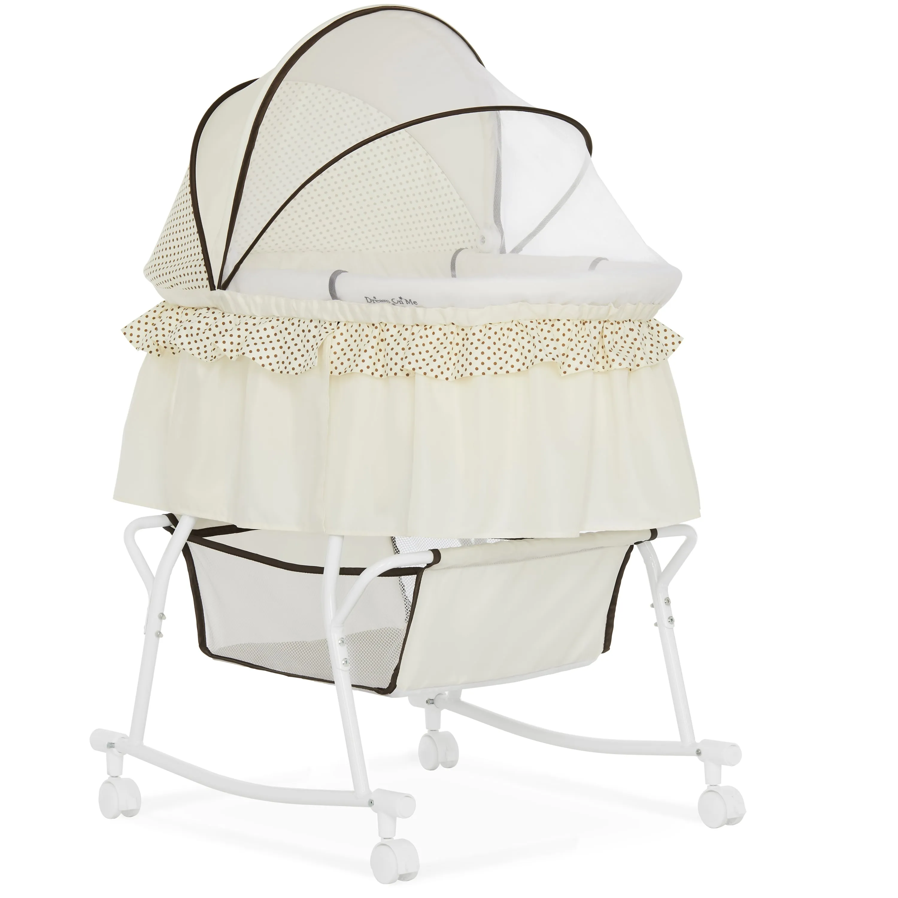 Dream On Me Lacy Portable 2 in 1 Bassinet and Cradle