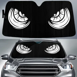 Evil Spider With White Eyes Printed Car Sun Shades Cover Auto Windshield Coolspod