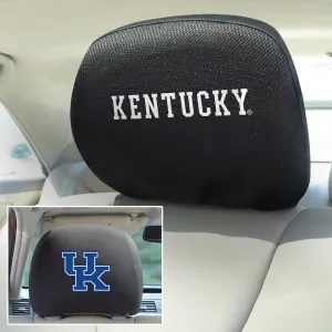 Fanmats Kentucky Wildcats Embroidered Head Rest Cover Set - 2 Pieces