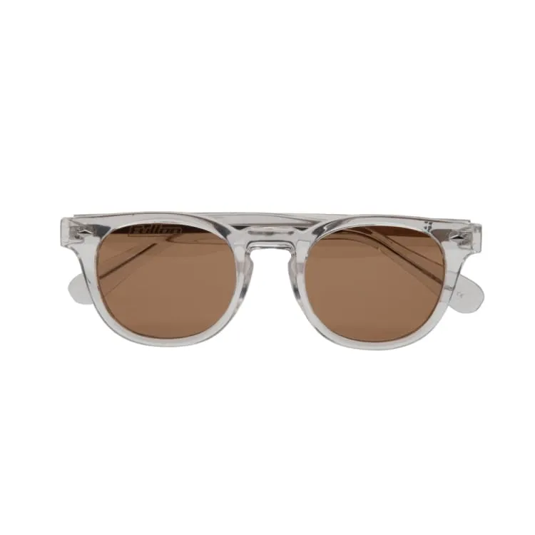 Fullon Sunglasses: FBL 076-2-CLR/BRN Mirror