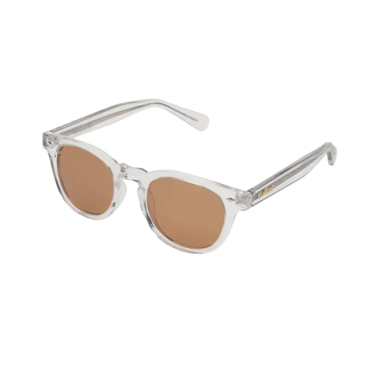 Fullon Sunglasses: FBL 076-2-CLR/BRN Mirror