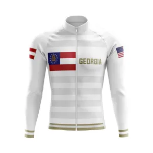 Georgia BB White Signature Long Sleeve Club Jersey