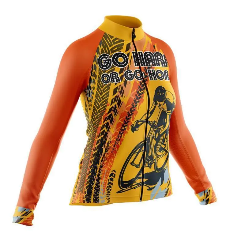 Go Hard or go Home (Orange) Long Sleeve Club Jersey