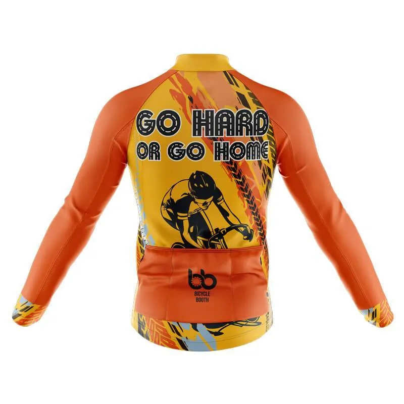 Go Hard or go Home (Orange) Long Sleeve Club Jersey