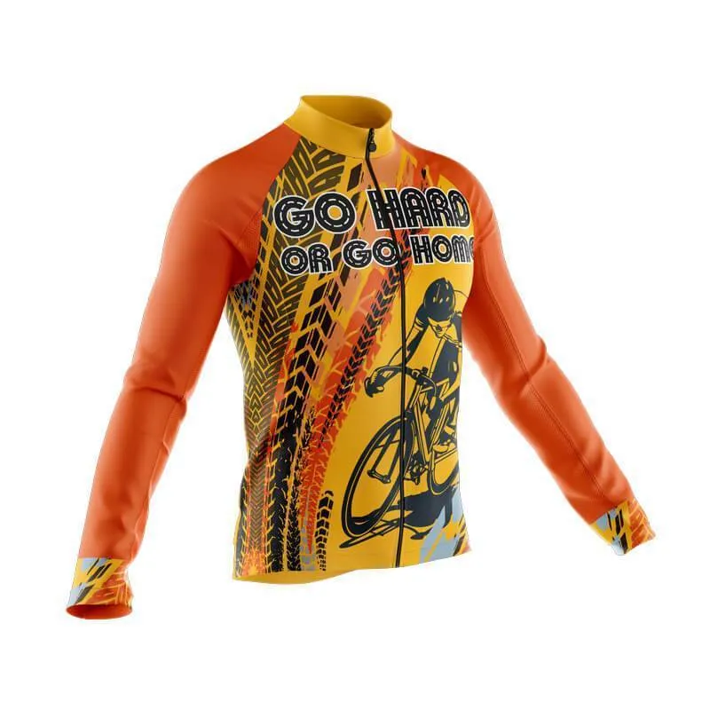 Go Hard or go Home (Orange) Long Sleeve Club Jersey