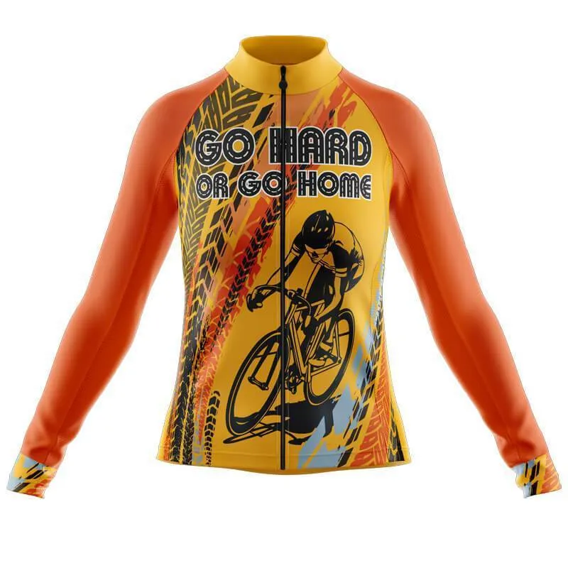 Go Hard or go Home (Orange) Long Sleeve Club Jersey