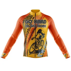 Go Hard or go Home (Orange) Long Sleeve Club Jersey