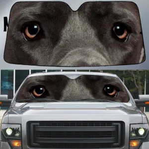 Great Dane Black's Eyes Beautiful Dog Eyes Car Sun Shade Cover Auto Windshield