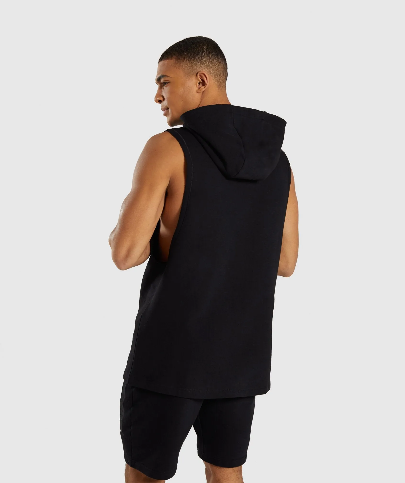 Gymshark Crucial Drop Arm Hoodie - Black