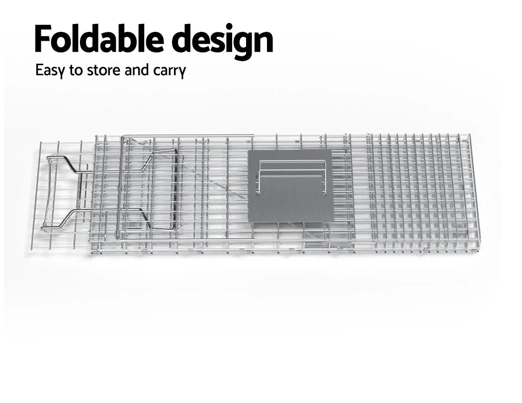 Humane Large Animal Trap Cage, Collapsible - Gardeon