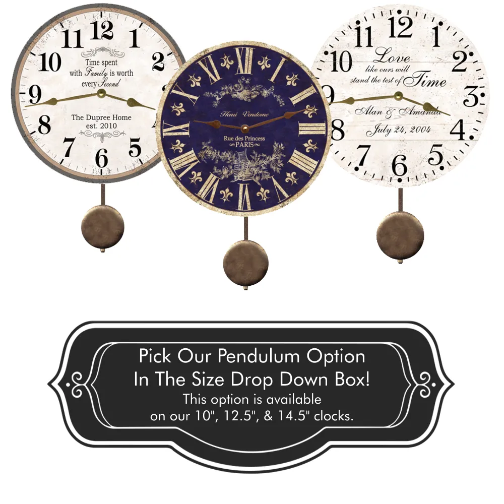 Ice Cream Wall Clock – Retro Kitchen Clock