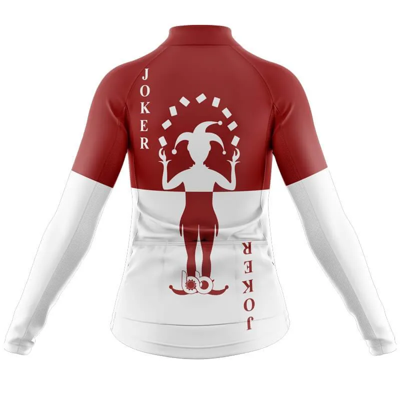 JOKER RED WHITE Long Sleeve Club Jersey