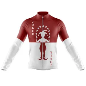 JOKER RED WHITE Long Sleeve Club Jersey