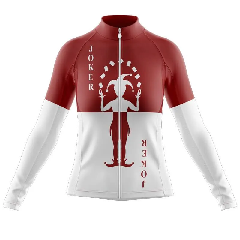 JOKER RED WHITE Long Sleeve Club Jersey