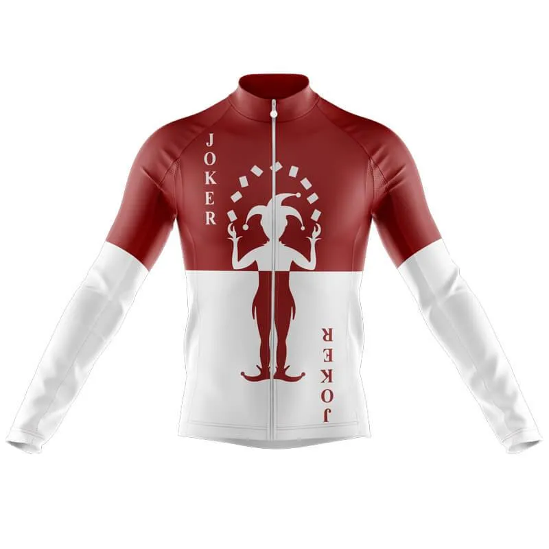 JOKER RED WHITE Long Sleeve Club Jersey