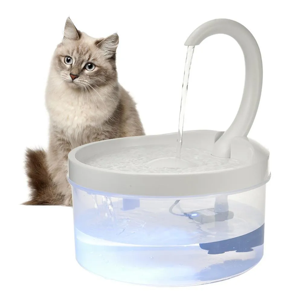 Large Capacity Swan Neck Cat Fountain