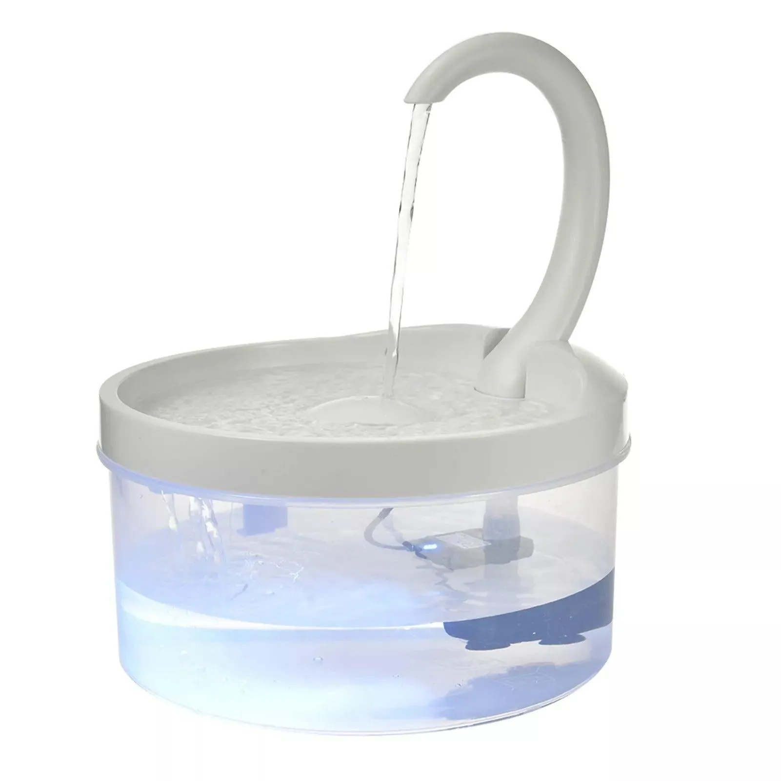 Large Capacity Swan Neck Cat Fountain