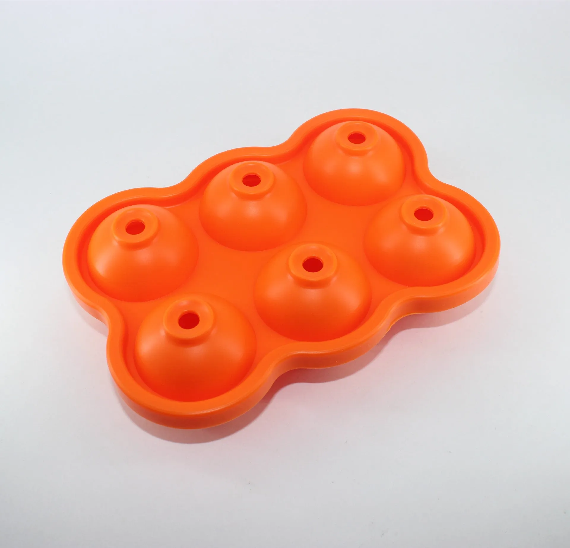 Large Ice Cube Maker Silicone Mold 6 Cell Big Sphere Ice Ball Tray Whiskey Wine Cocktail Party Bar Accessories