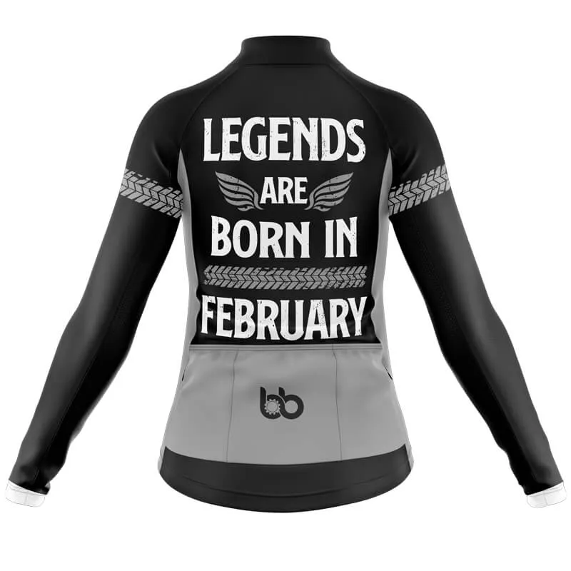 Legend are born in Long Sleeve Club Jersey (V1-FEB)