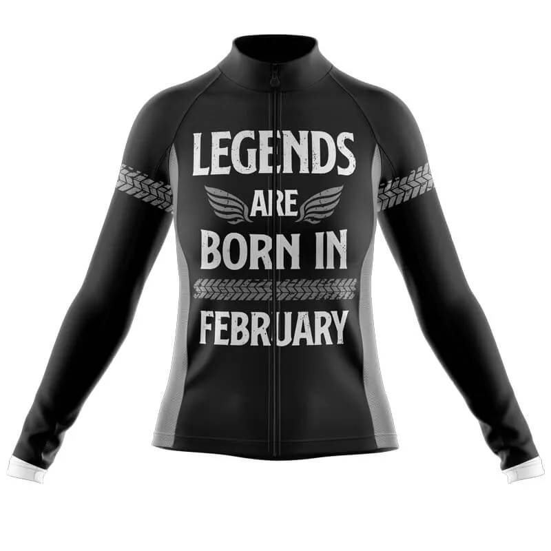 Legend are born in Long Sleeve Club Jersey (V1-FEB)