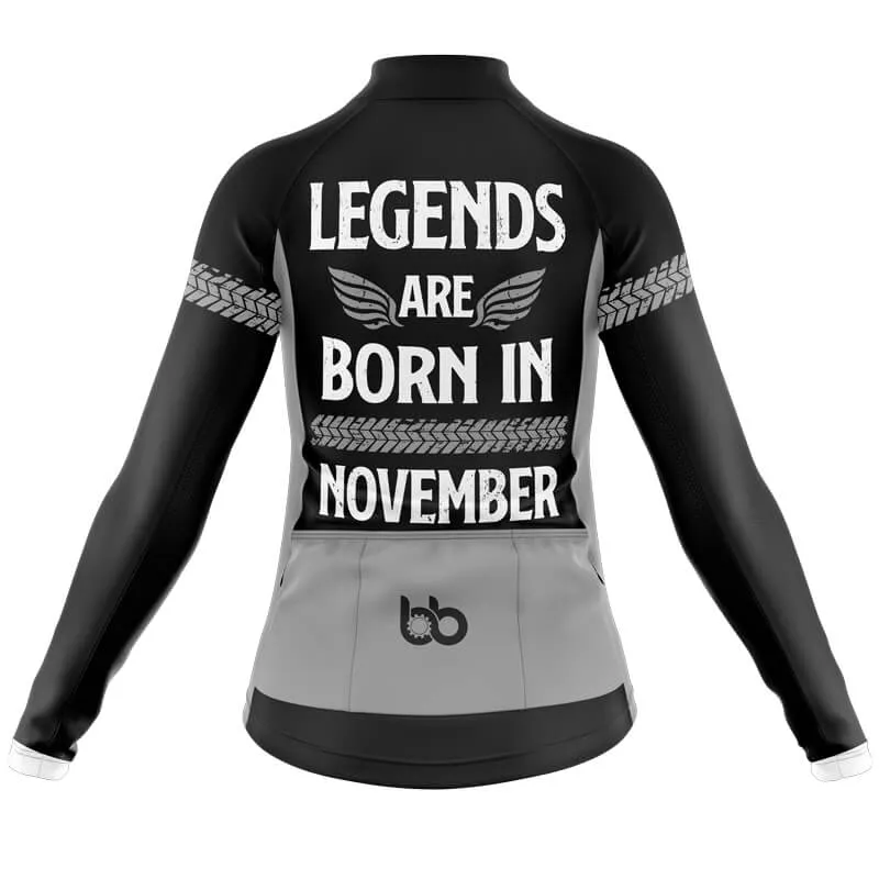 Legend are born in Long Sleeve Club Jersey (V1-NOV)