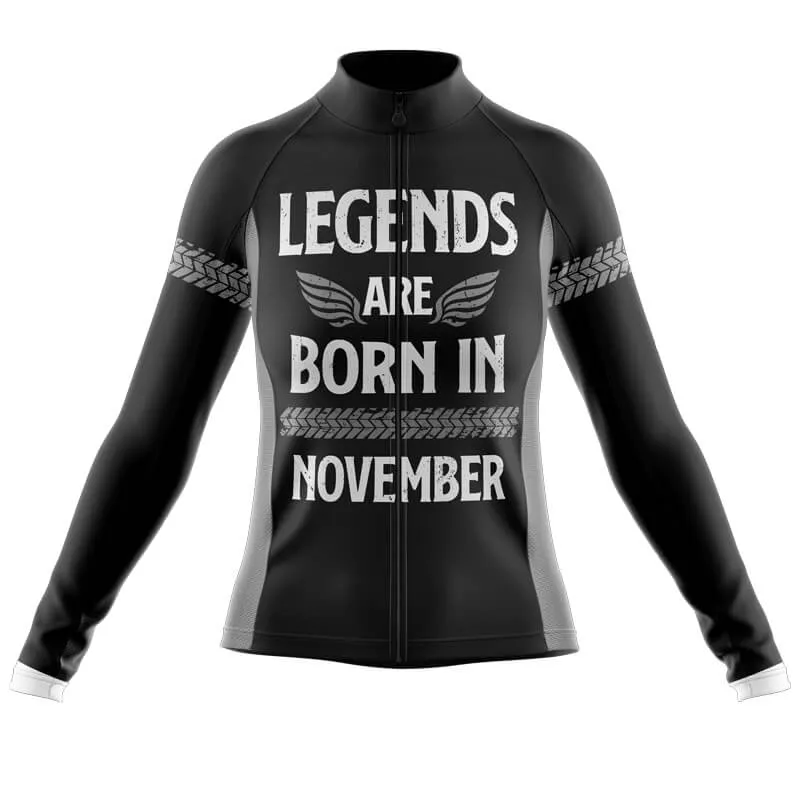 Legend are born in Long Sleeve Club Jersey (V1-NOV)