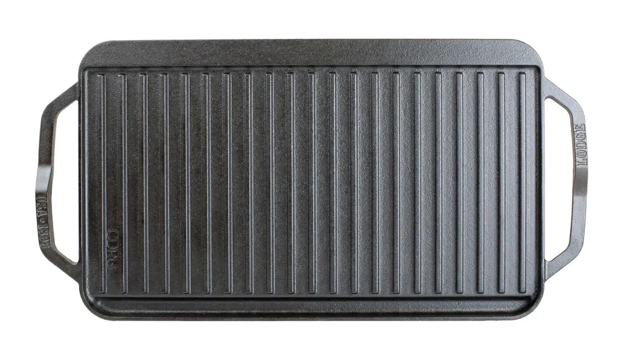 Lodge Chef Collection Cast Iron Reversible Grill/Griddle - 19.5" x 10"