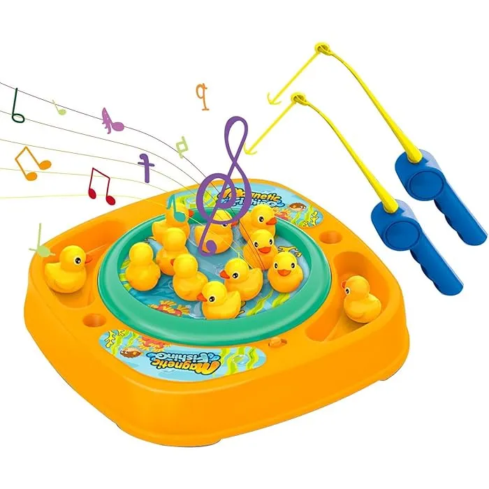 Magnetic Fishing Duck Game with Music