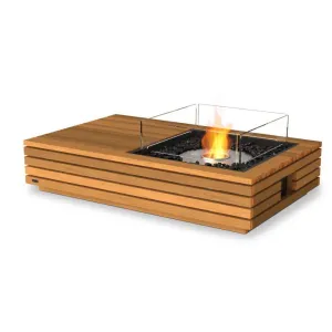 Manhattan 50 Fire Table - Teak