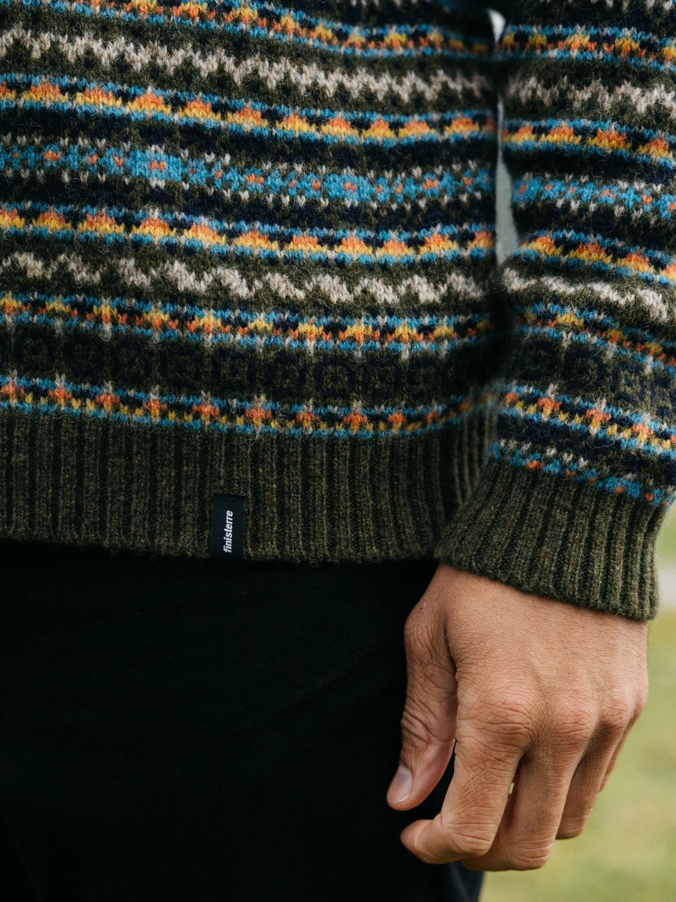 Men's Shetland Fair Isle Jumper