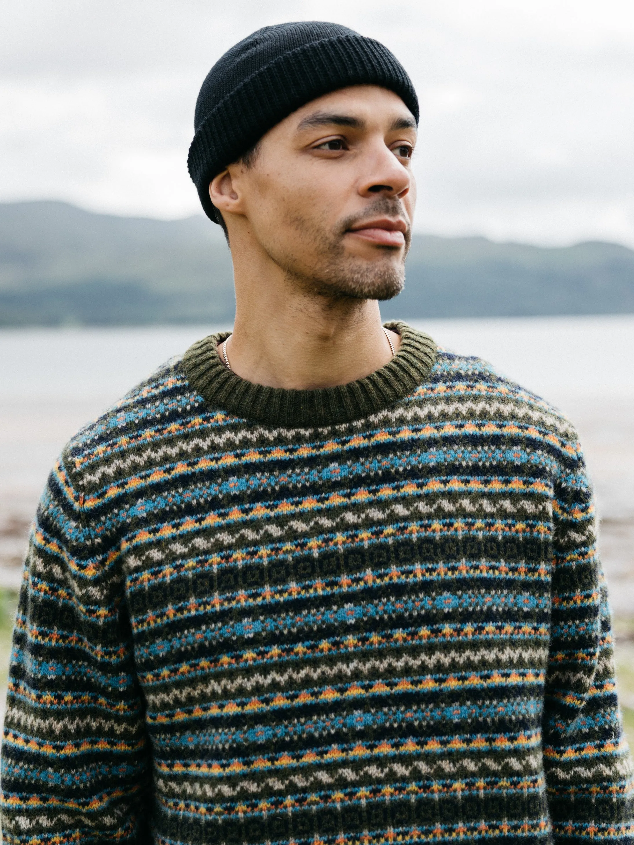 Men's Shetland Fair Isle Jumper