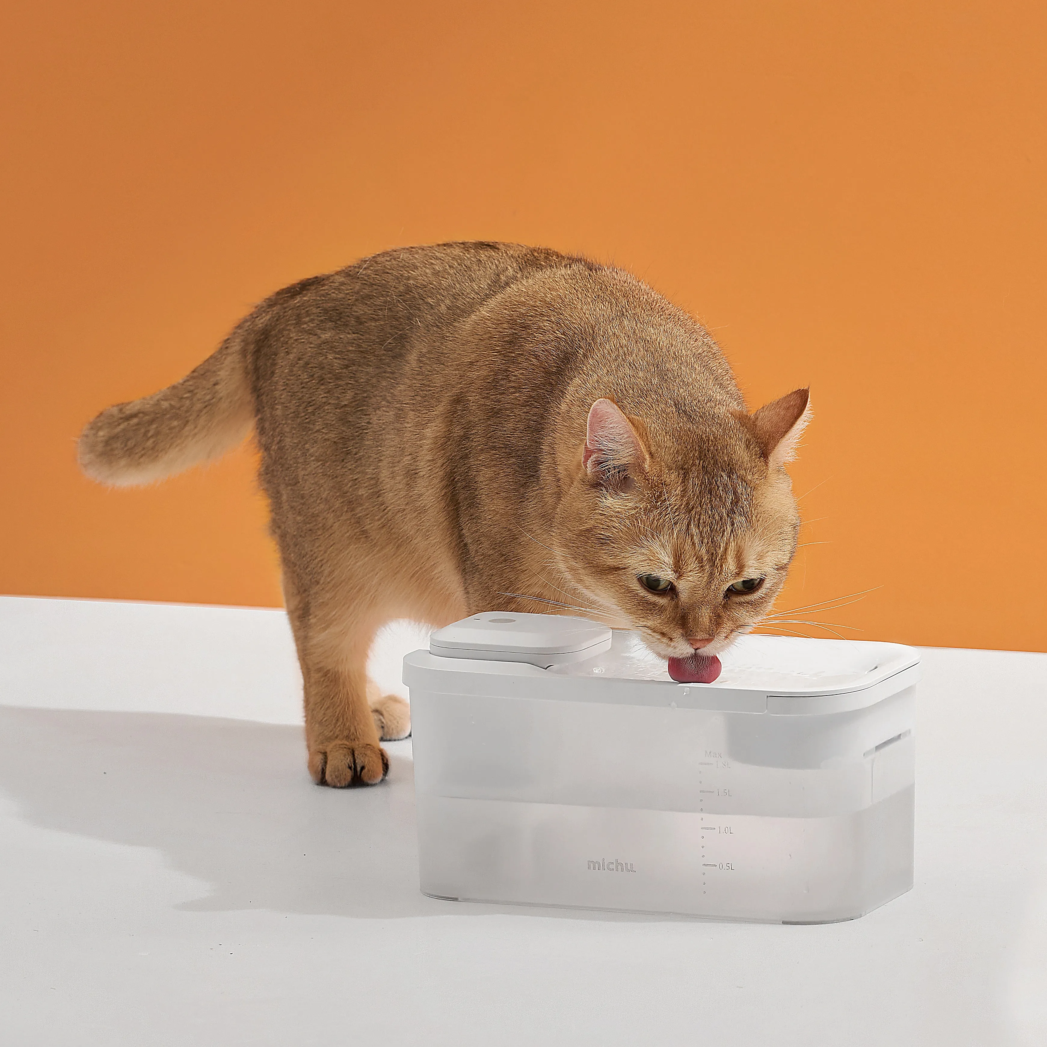 Michu Wireless Pet Water Fountain 1.8L