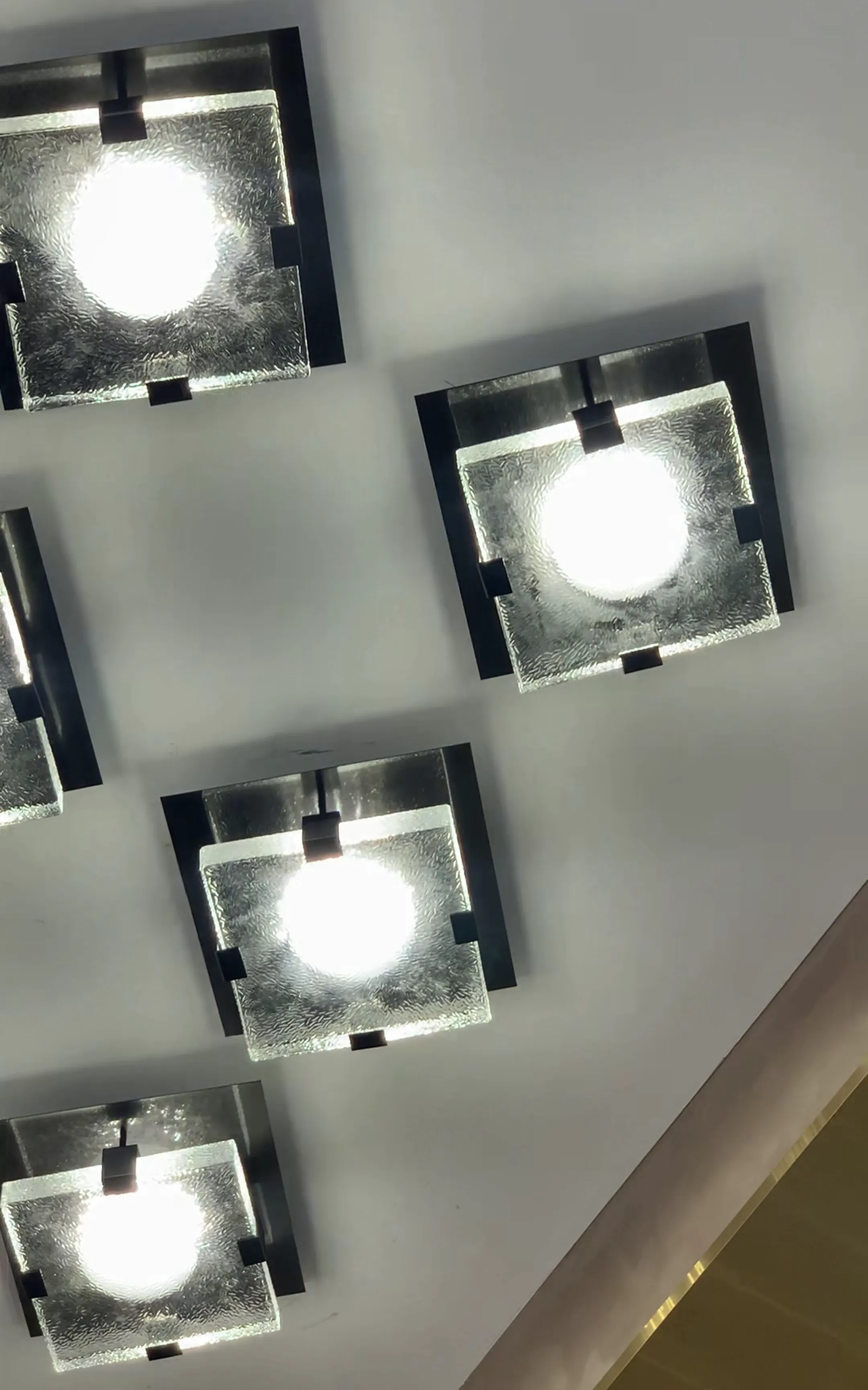 Modern Square Wall Light/Flush Mounted Chandelier